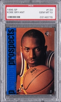 1996/97 SP #134 Kobe Bryant Rookie Card – PSA GEM MT 10